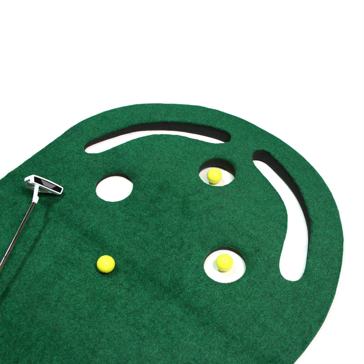 Intech Golf 3 Hole Portable Golf Putting Mat - Image 3