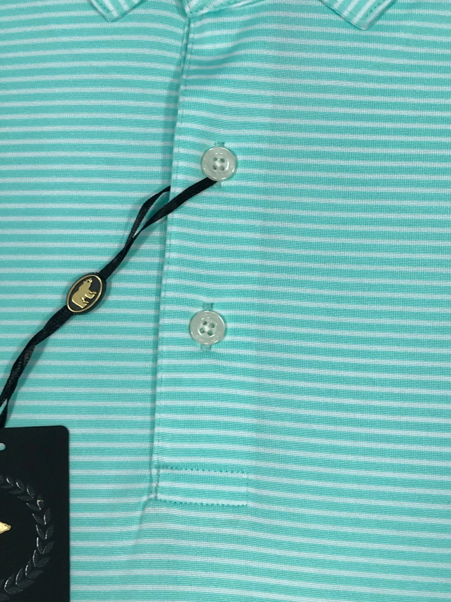Callaway Jack Nicklaus Black Label By Perry Ellis Feeder Stripe Polo Shirts - Image 7