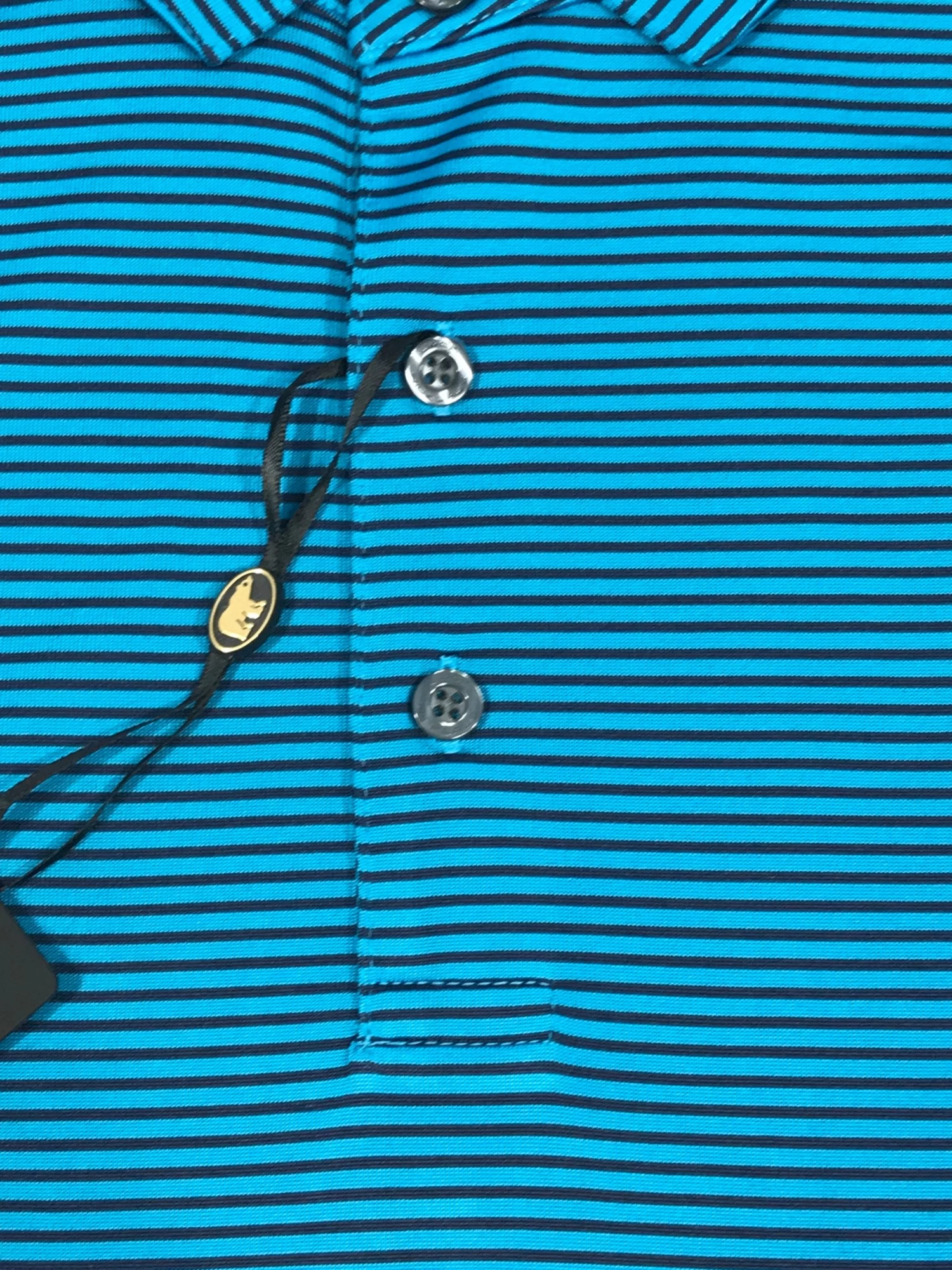 Callaway Jack Nicklaus Black Label By Perry Ellis Feeder Stripe Polo Shirts - Image 3