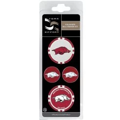 WinCraft Team Effort Collegiate Ball Marker Set