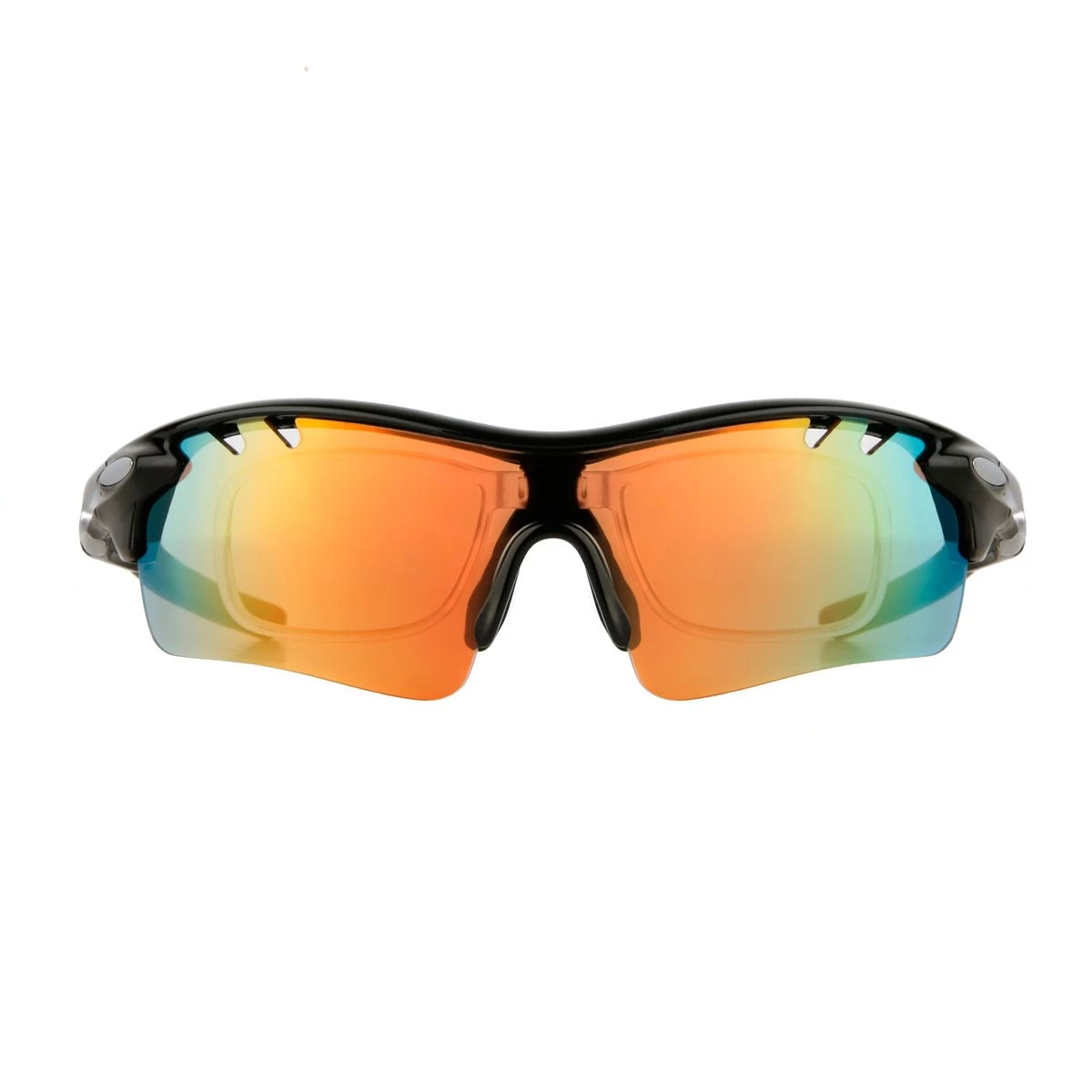 Tour Gear Gloss Black Interchangeable Sunglasses (with 5 Lense) - Image 2