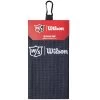 Wilson Staff Microfiber Trifold Golf Towel 16" X 21" Black