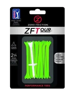 Zero Friction Golf Tees - Green (2.75" X 40)