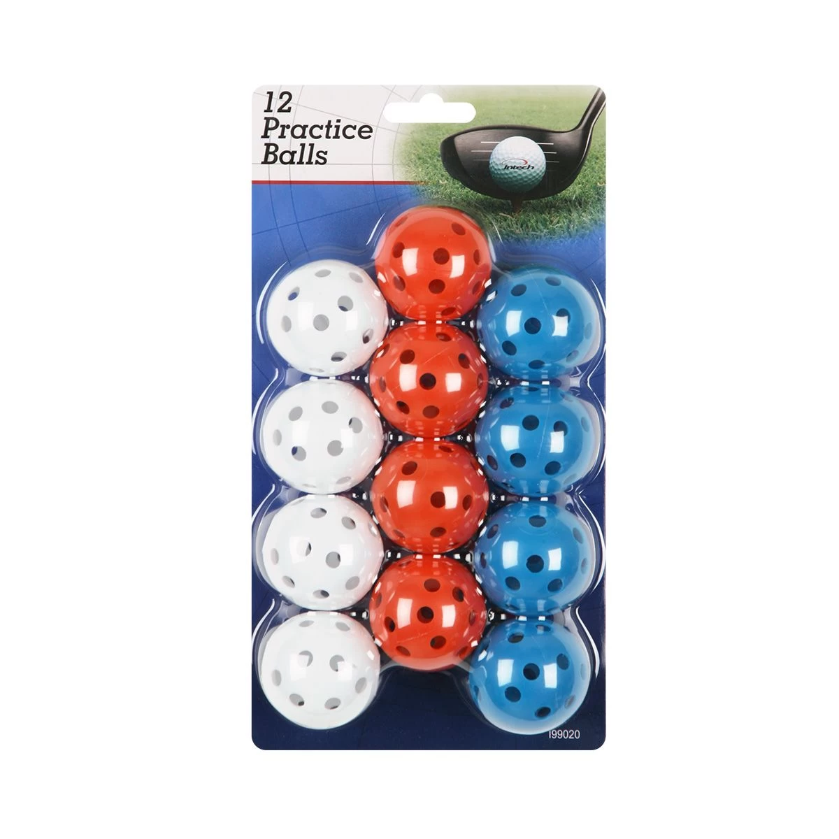 Intech Golf Practice Balls With Holes (12 Pack) - Image 4