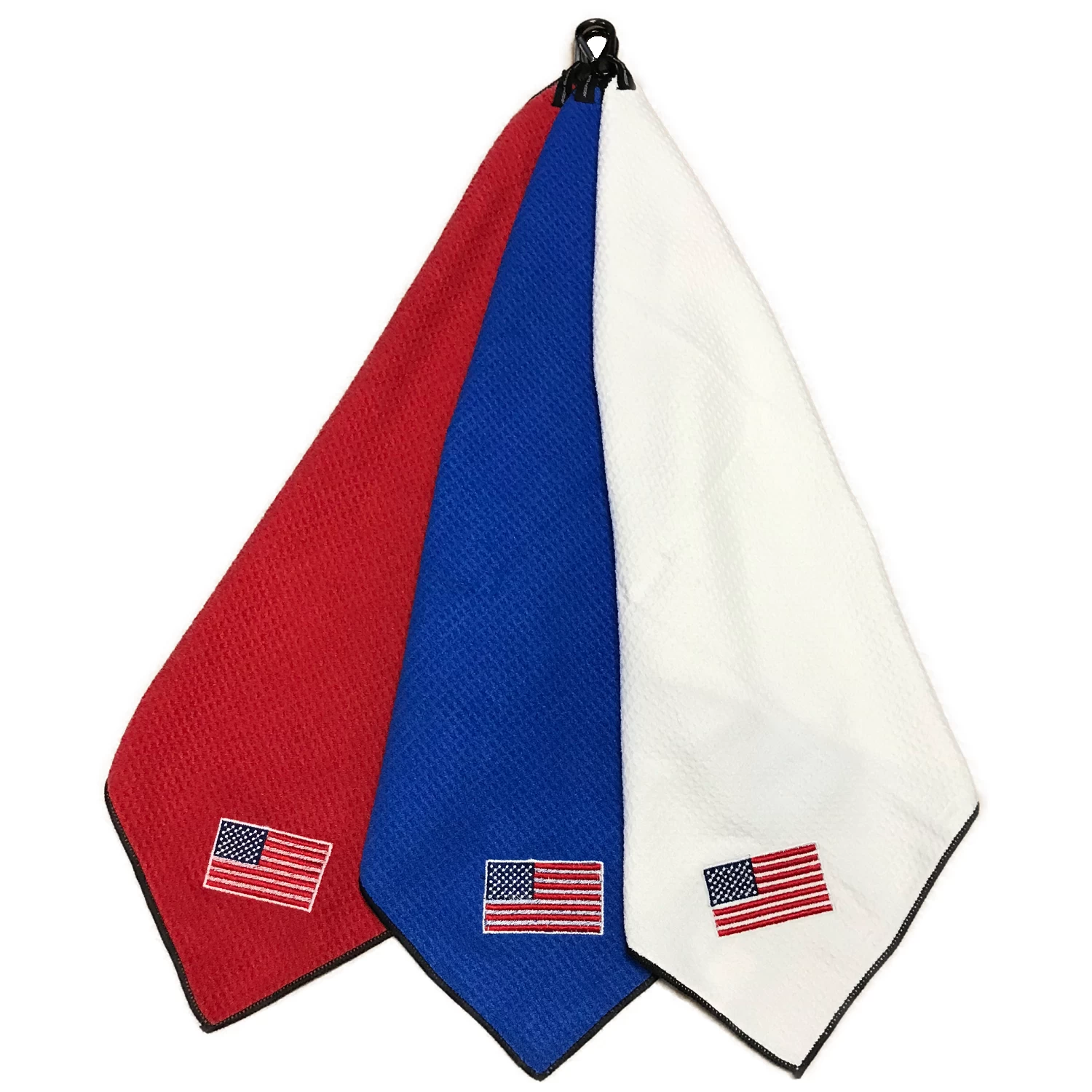 Joseph Elliott USA Embroidered Flag 18" X 18" Micro Fiber Towels - Image 2